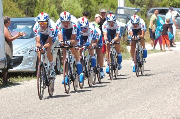 Team Katusha led the standings after a surprisingly strong ride.