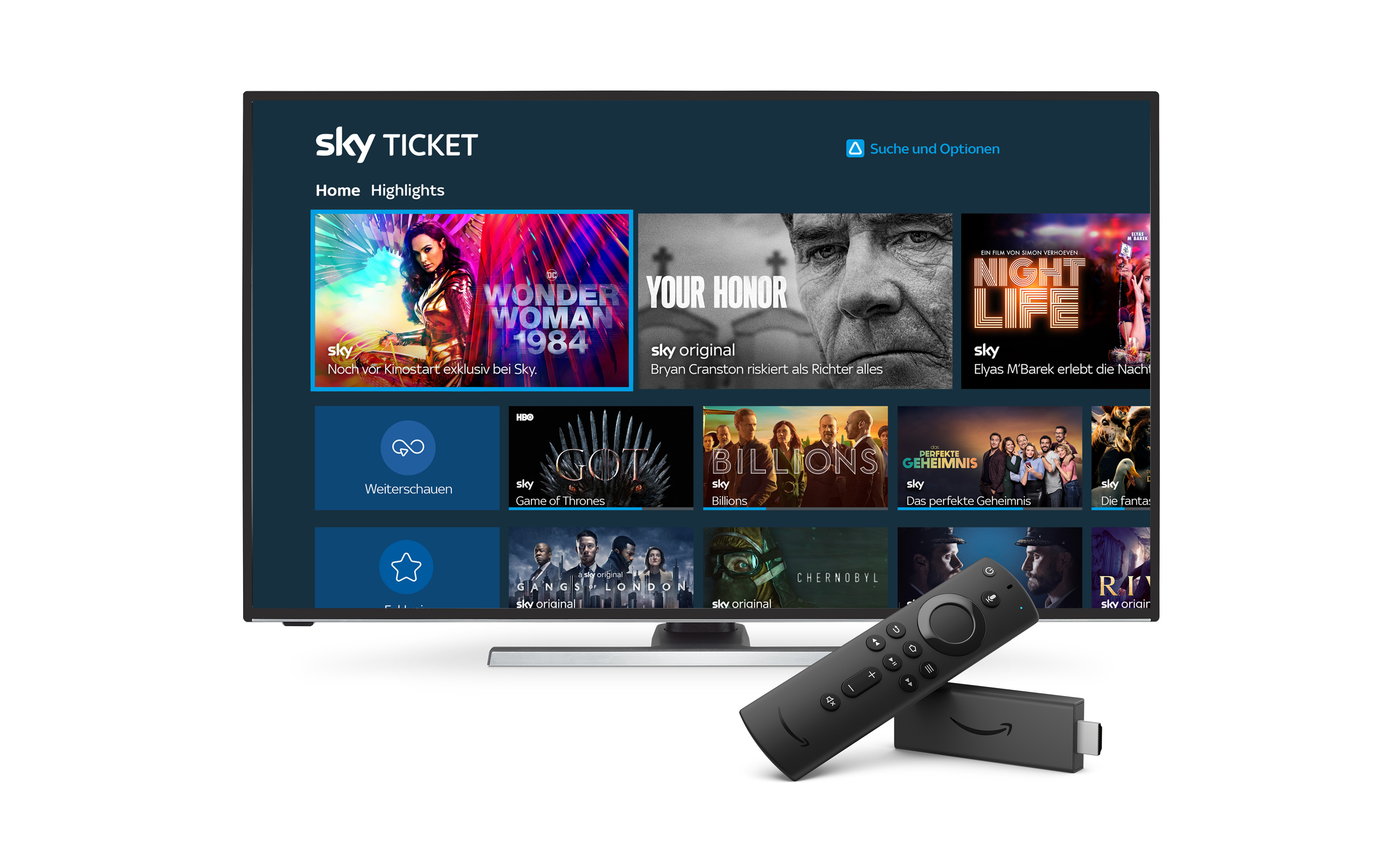 Sky Ticket für Amazon Fire TV