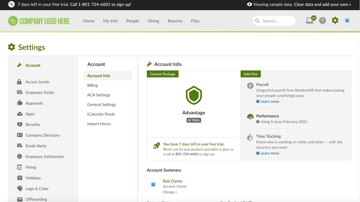 BambooHR review TechRadar
