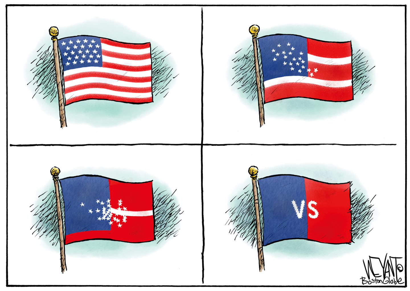 Political cartoon