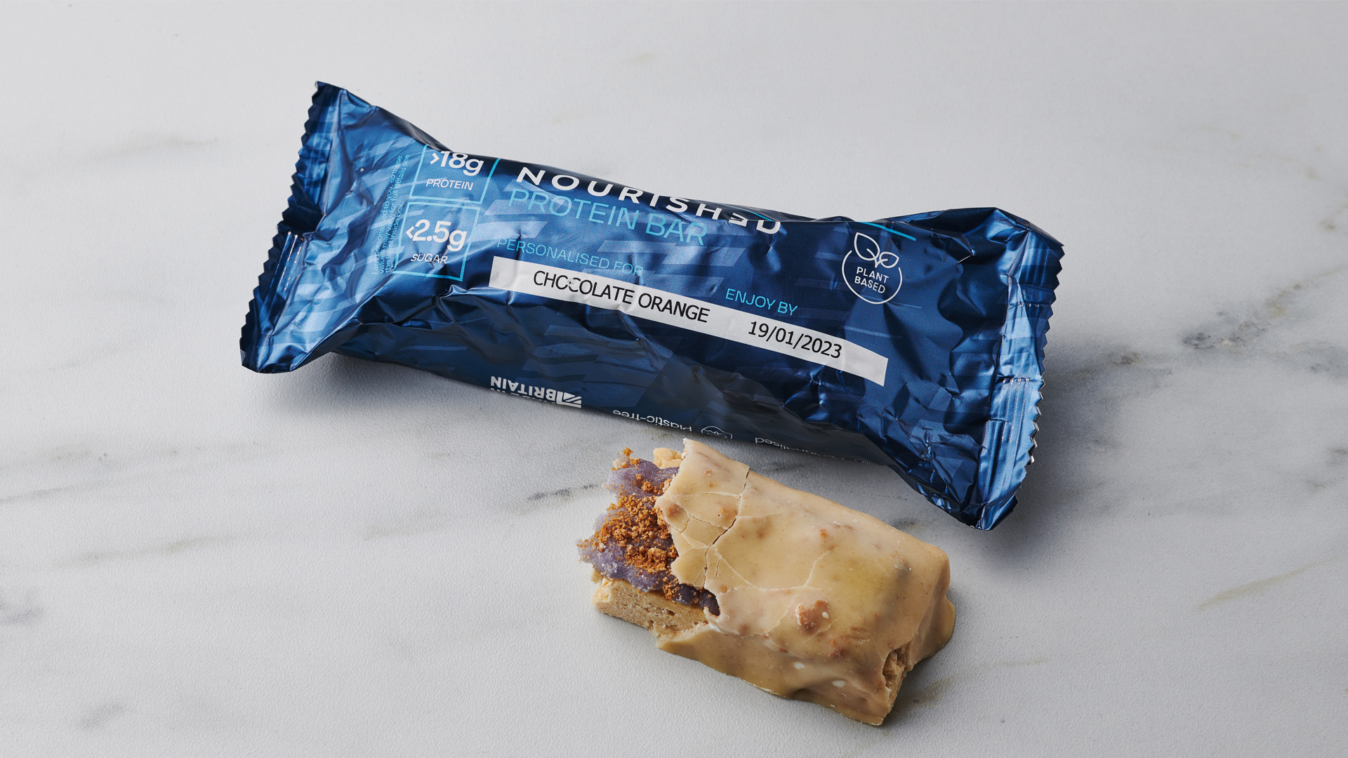 Nourished protein bar