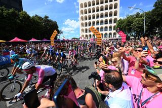 The start of stage 21 of the Giro d'Italia