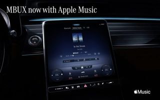 Mercedes-Benz infotainment system with Apple Music