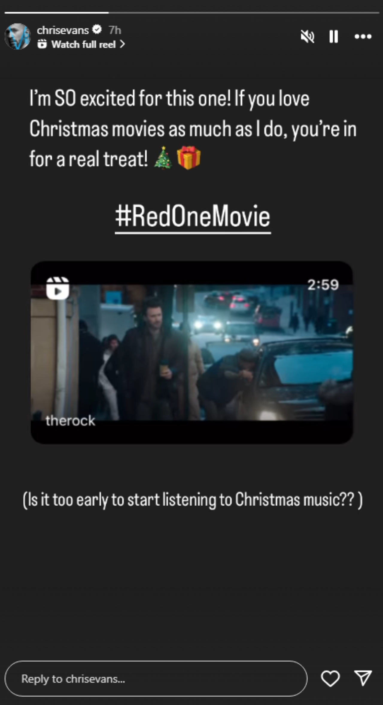 ‘I’m So Excited For This One.’ Chris Evans Just Asked The Christmas Question I Was Already Thinking After New Trailer For Red One Dropped