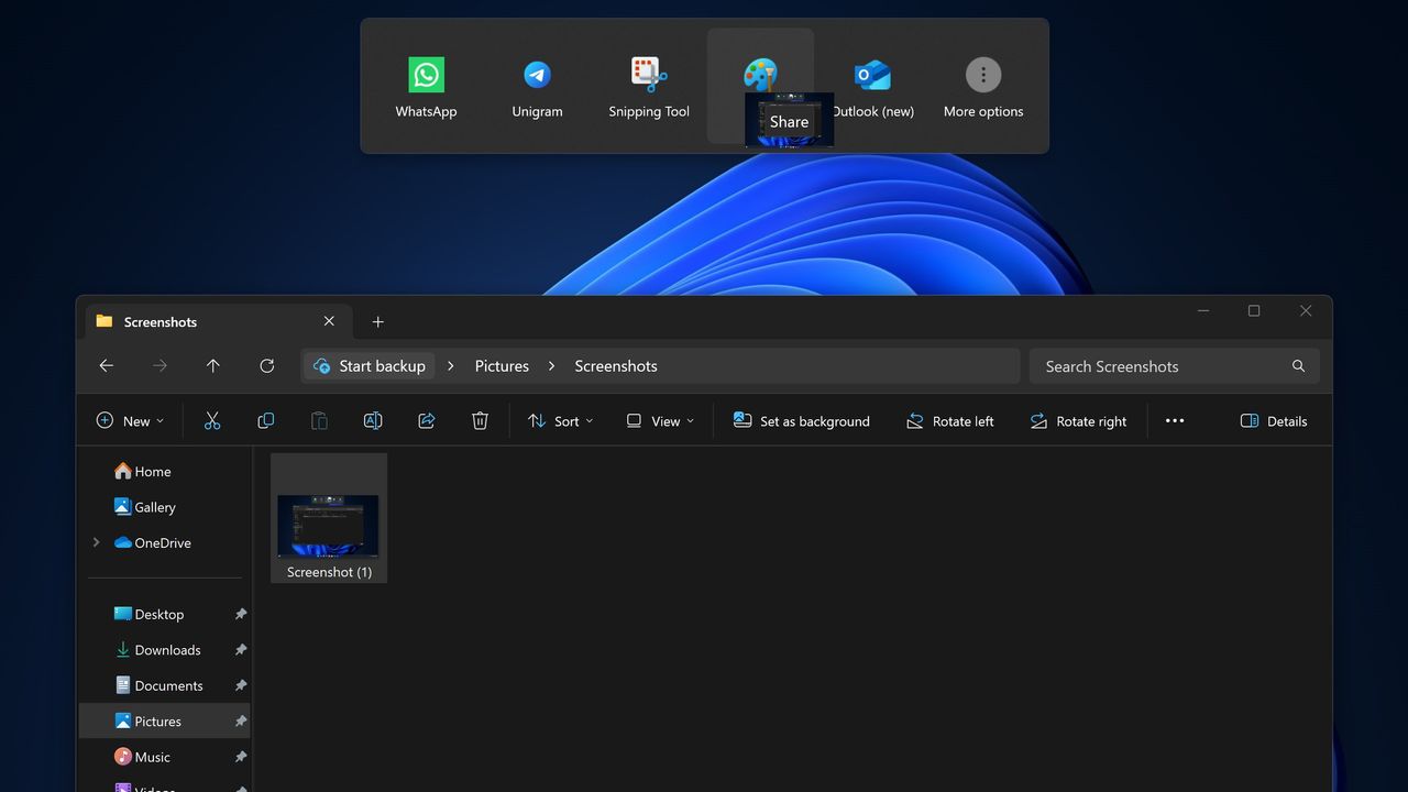 Microsoft pulls "frustrating" Drag Tray file sharing feature from Windows 11 in latest preview builds: Promises to "explore improvements" after feedback from users