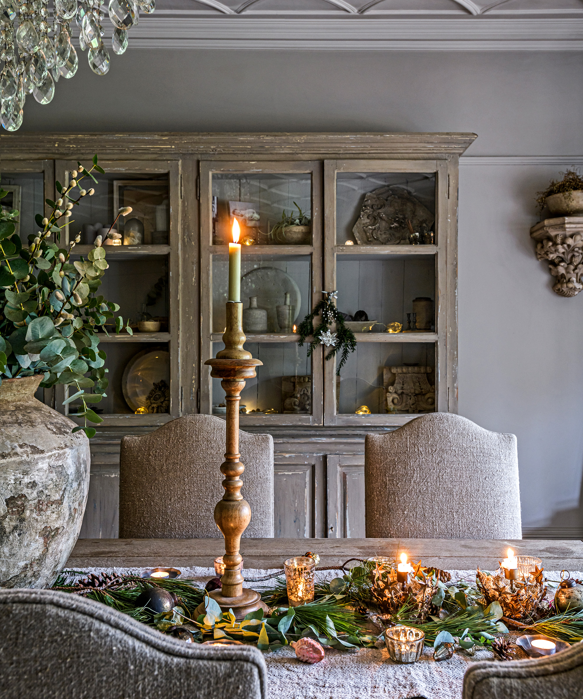 Country Christmas house