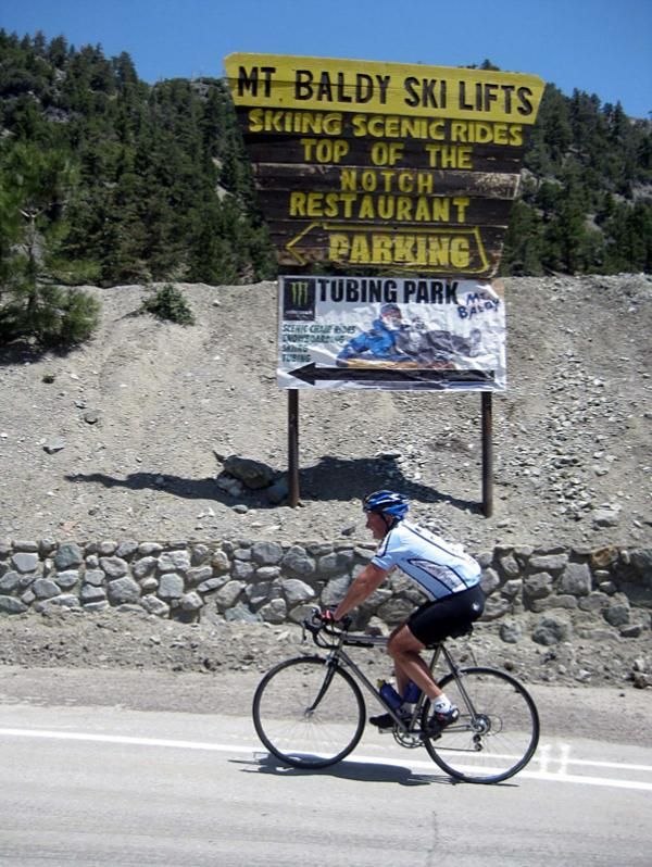 At the top of Mt. Baldy.