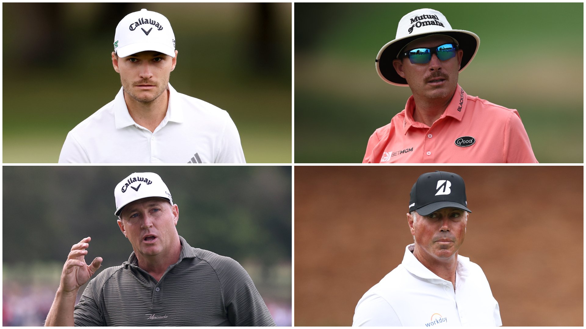Rasmus Hojgaard, Joel Dahman, Alex Noren and Matt Kuchar 