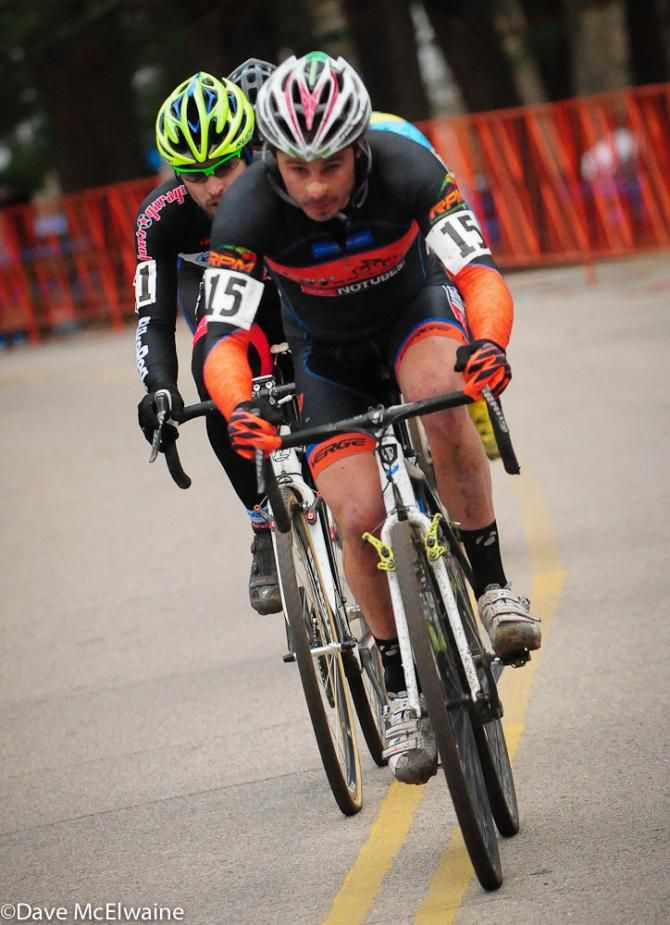 Christian Favata (TRT Bicycles p/b Stans) found himself with the chasers today