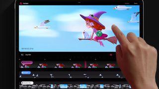 An image of Procreate Dreams animation software in use