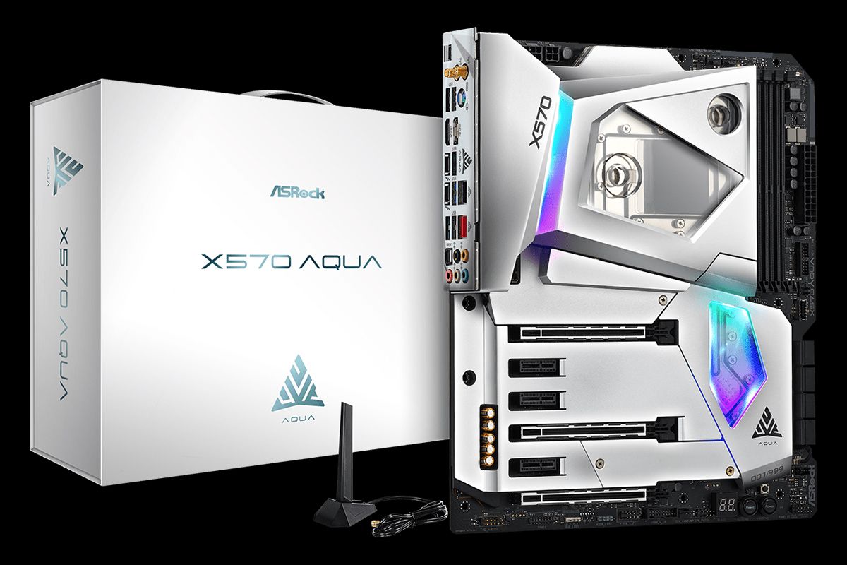 ASRock X570 Aqua Review: Feature-Packed, Liquid-Cooled
