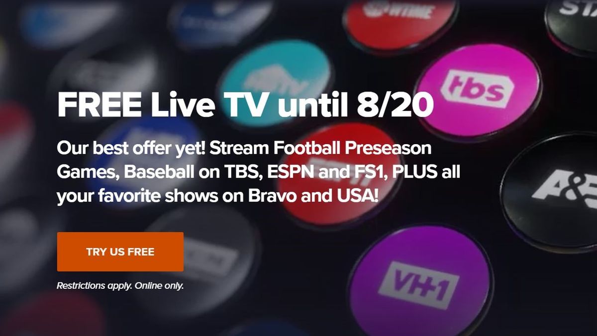 Sling TV August 2022 free trial promotion