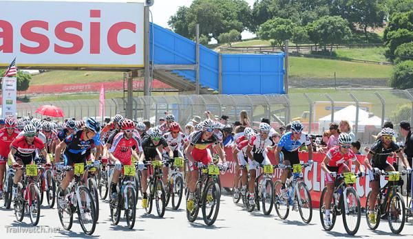Elite men's start