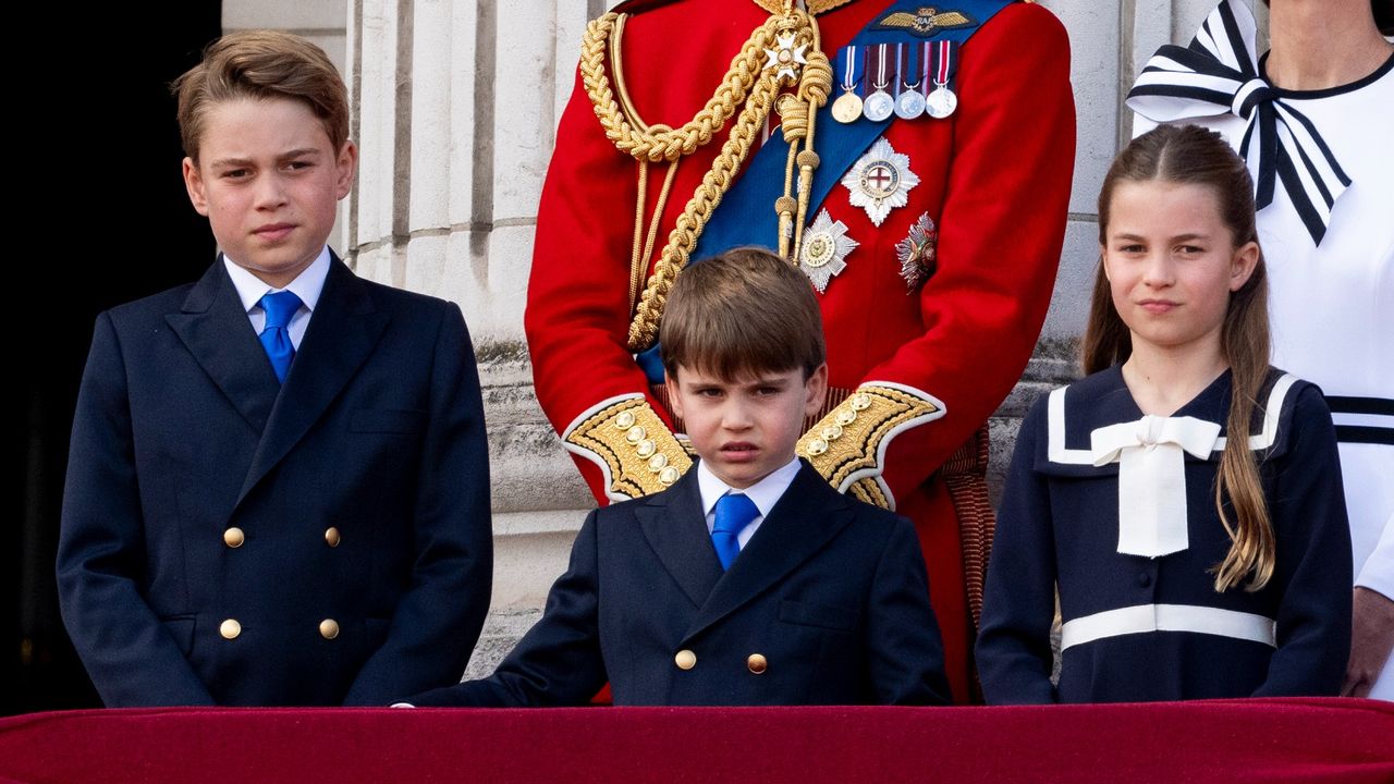 Prince George, Princess Charlotte, and Prince Louis at Trooping the Colour