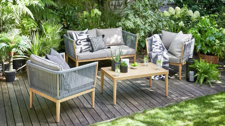 argos mini outdoor sofa