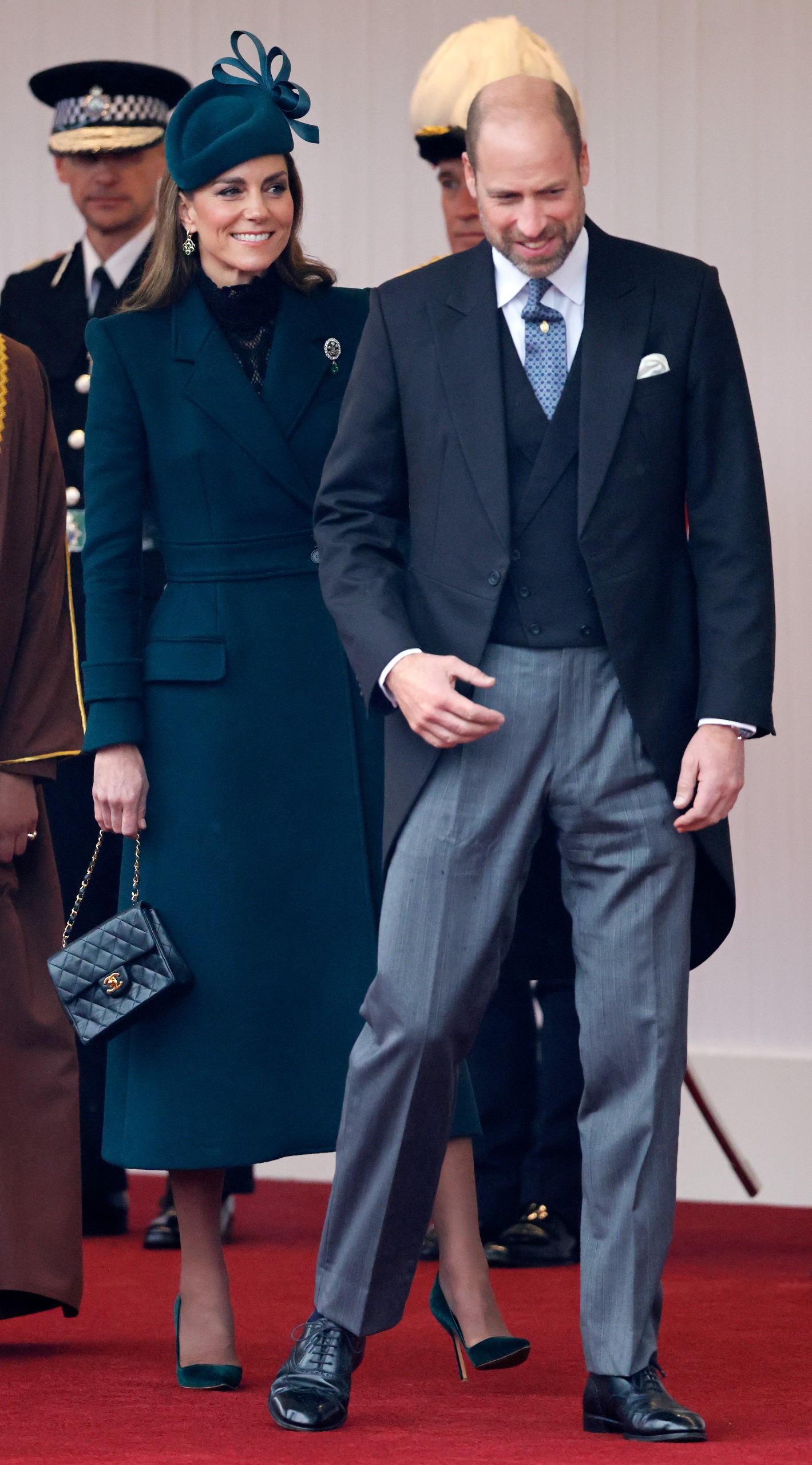 Kate Middleton wears a Chanel bag