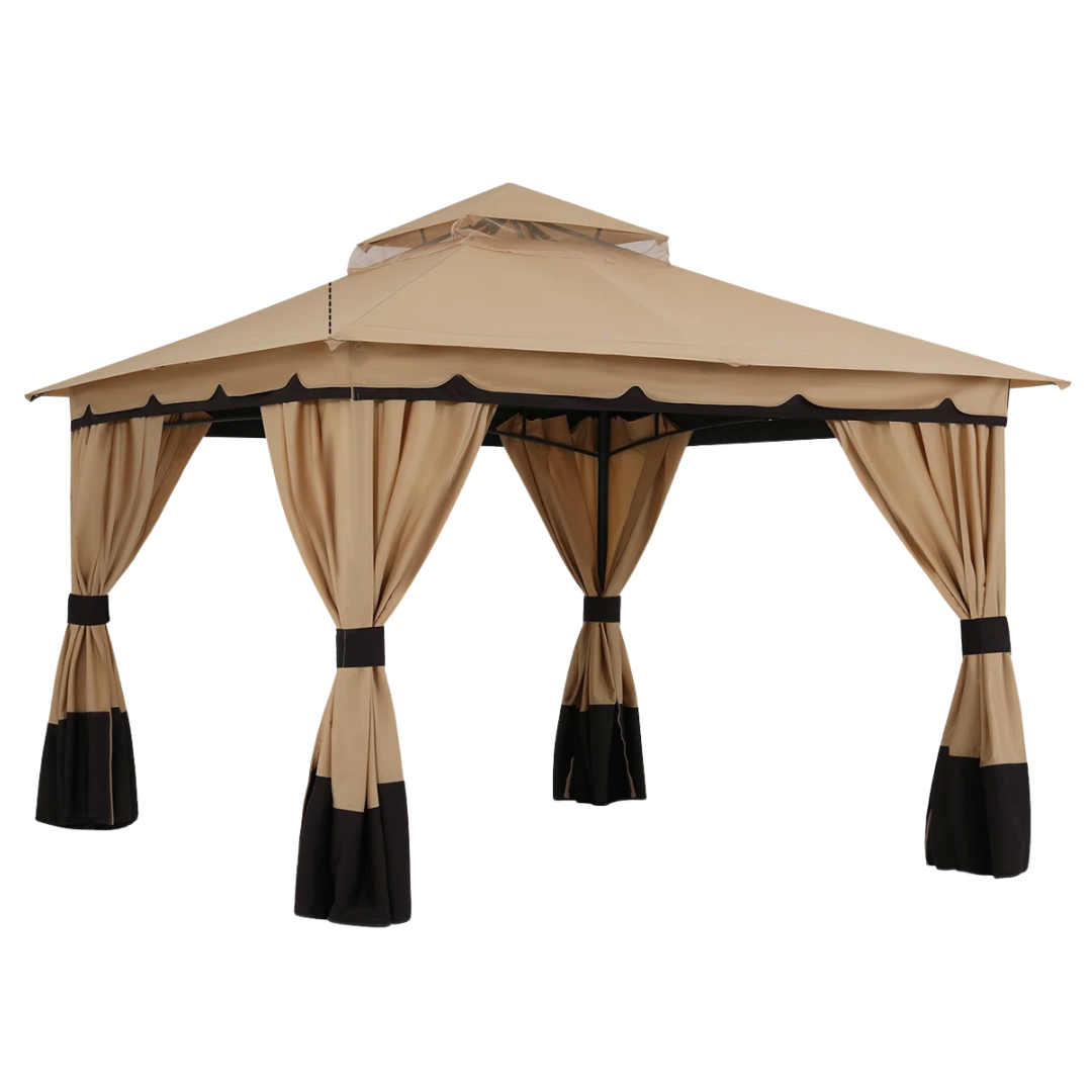 ABCCANOPY, Steel Patio The Soft Roof Gazebos