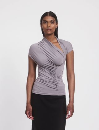 Scarab Cut Out Top in Dusk - Dusk / Xxs