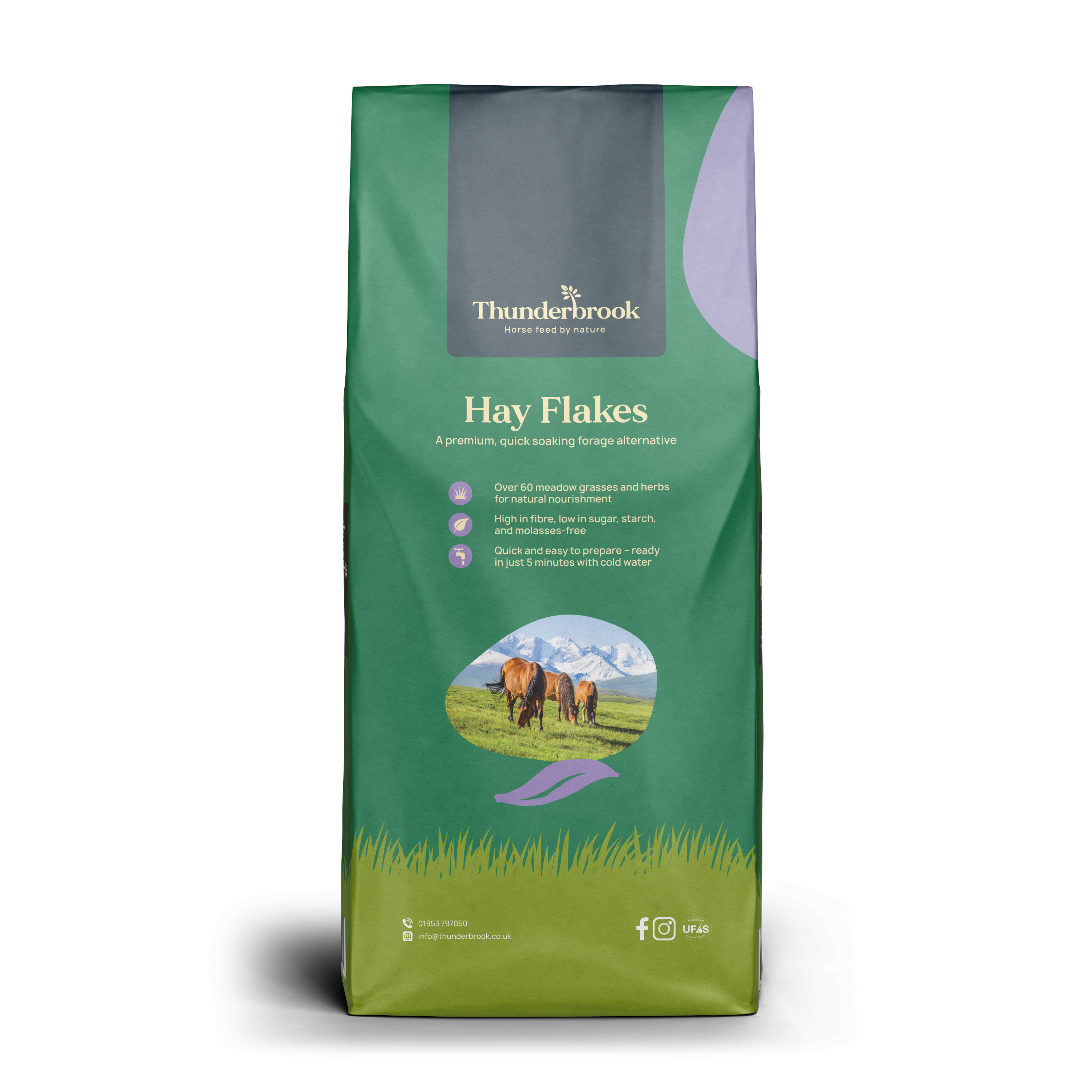 Hay Flakes 20kg shadow