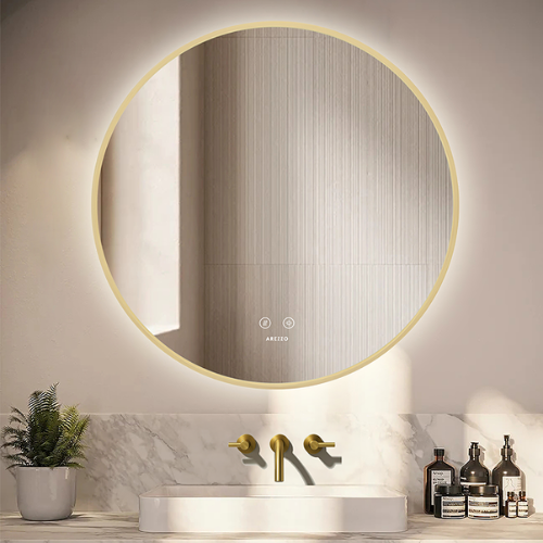 Victorian Plumbing, Round LED Bathroom Mirror 