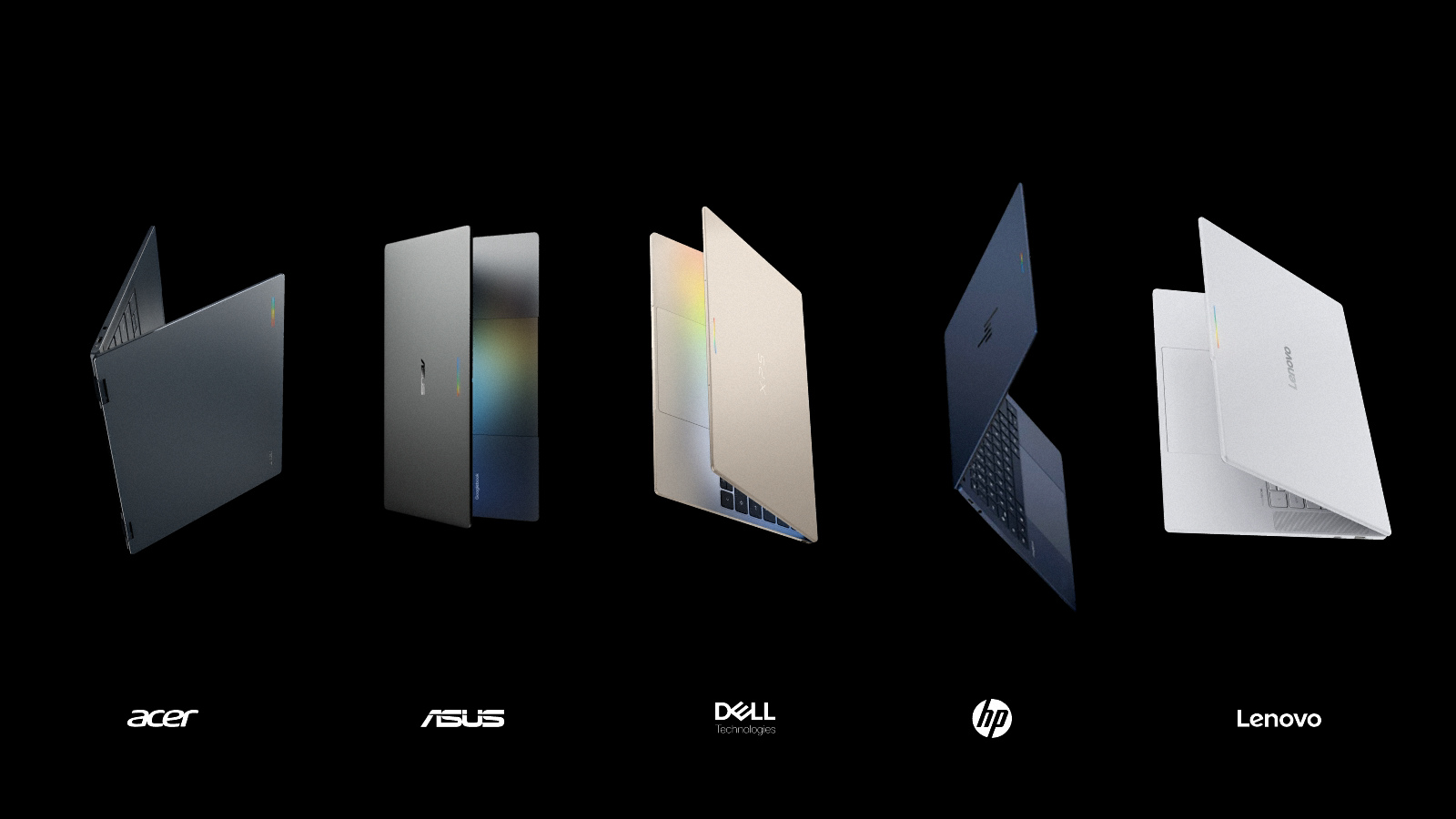 The five new Googlebooks announced today