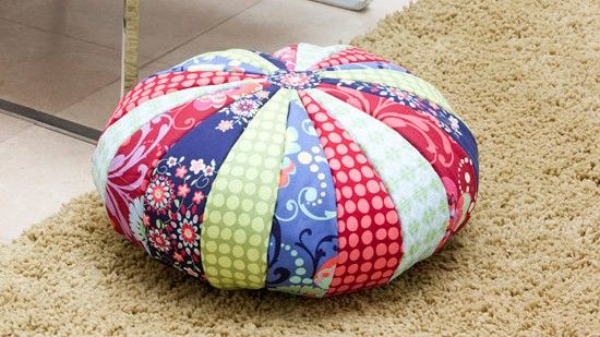 patchwork footstool