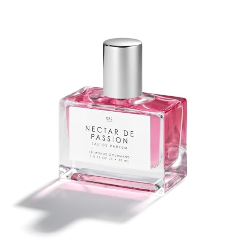 Le Monde Gourmand Nectar De Passion Eau De Parfum Spray Perfume for Women, Passionfruit, Wild Strawberry &amp;amp; Sweet Musk Scent, Vegan &amp;amp; Cruelty Free, 1 Fl Oz (30 Ml)