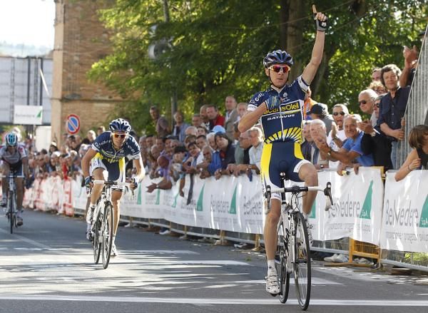 Ricco wins ahead of teammate Marcato.