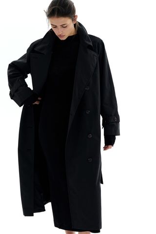 Double-Breasted Trench Coat