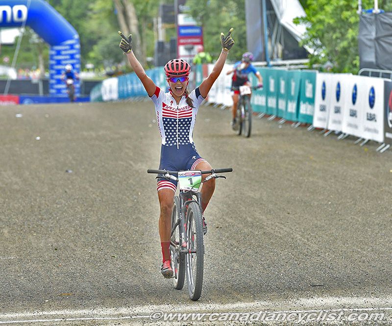 Kate Courtney (Specialized Racing) wins U23 women's race
