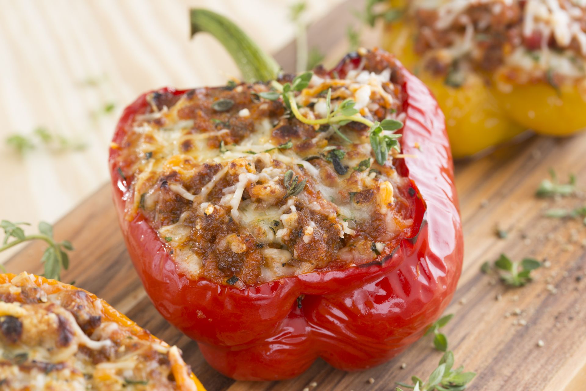 Bolognese stuffed peppers Dinner Recipes GoodtoKnow