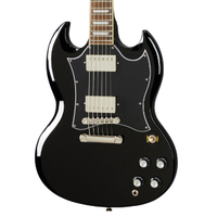 Epiphone SG Standard
Mahogany body | Mahogany neck | Laurel fretboard | Alnico Classic PRO Humbuckers