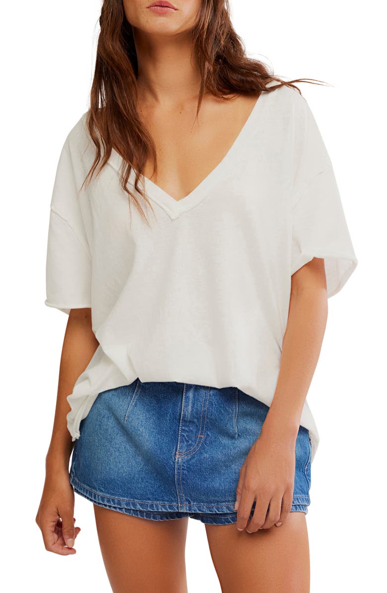 Nina V-Neck Cotton T-Shirt