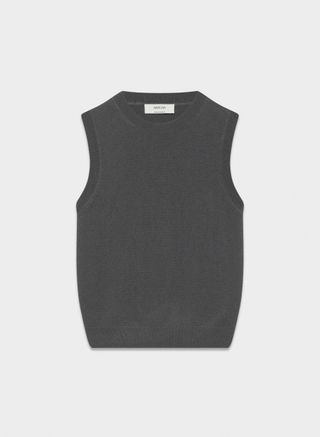 Bare Cashmere Crew Sweater Vest