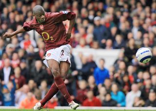 Abou Diaby scores for Arsenal against Aston Villa in 2006.