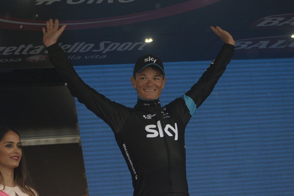 A happy Vasil Kiryienka