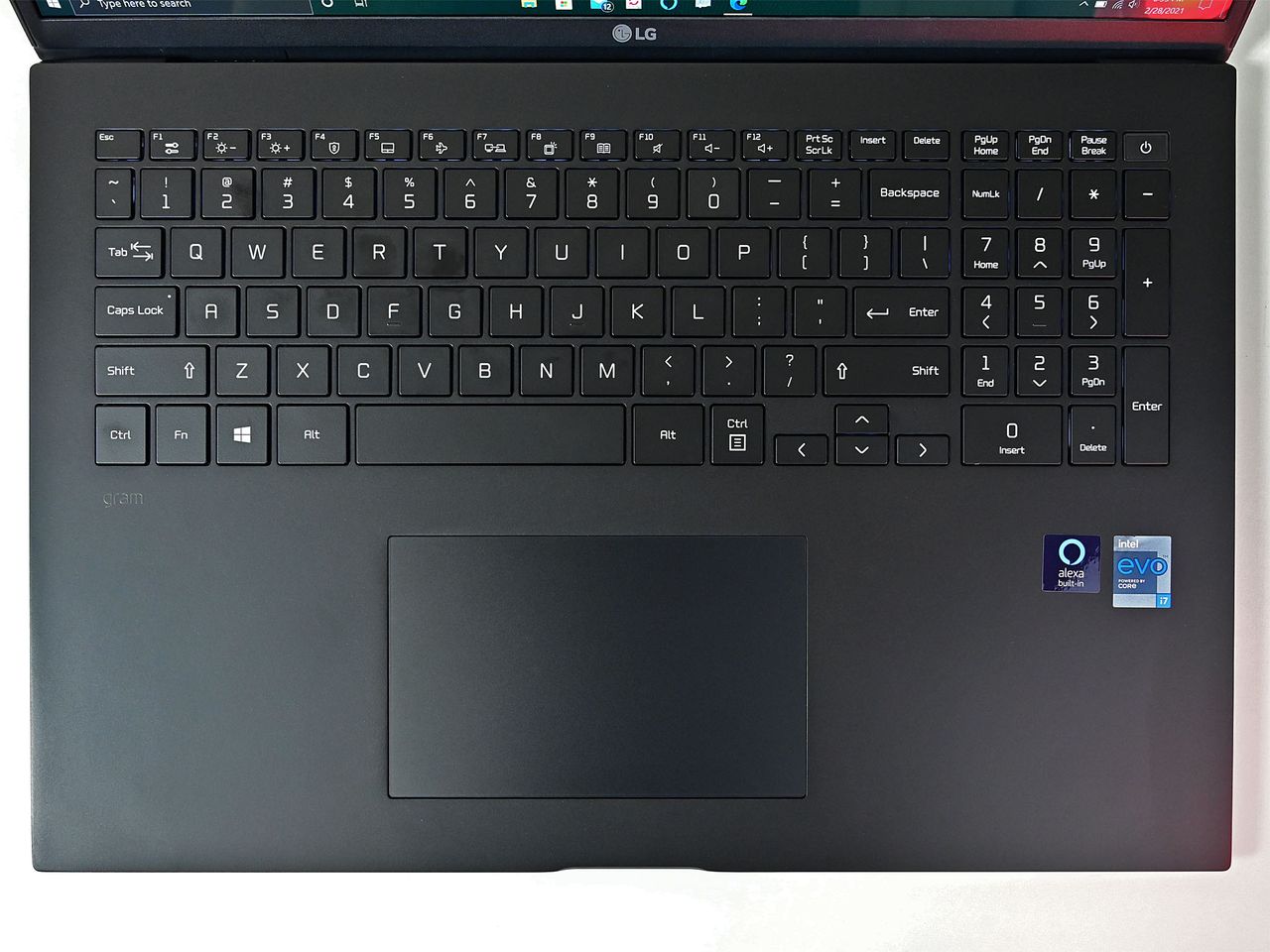 Lg Gram 17 2021 Keyboard