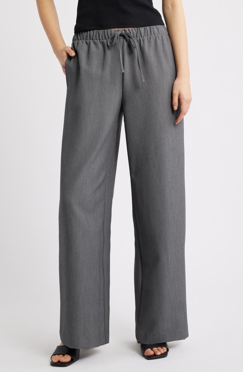Icon Pull-On Wide Leg Pants