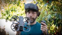 DJI Avata 360 in the hands of Adam Juniper
