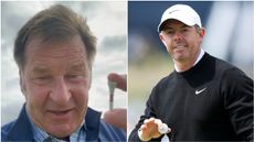 Sir Nick Faldo and Rory McIlroy talked about the golf rollback at Birkdale