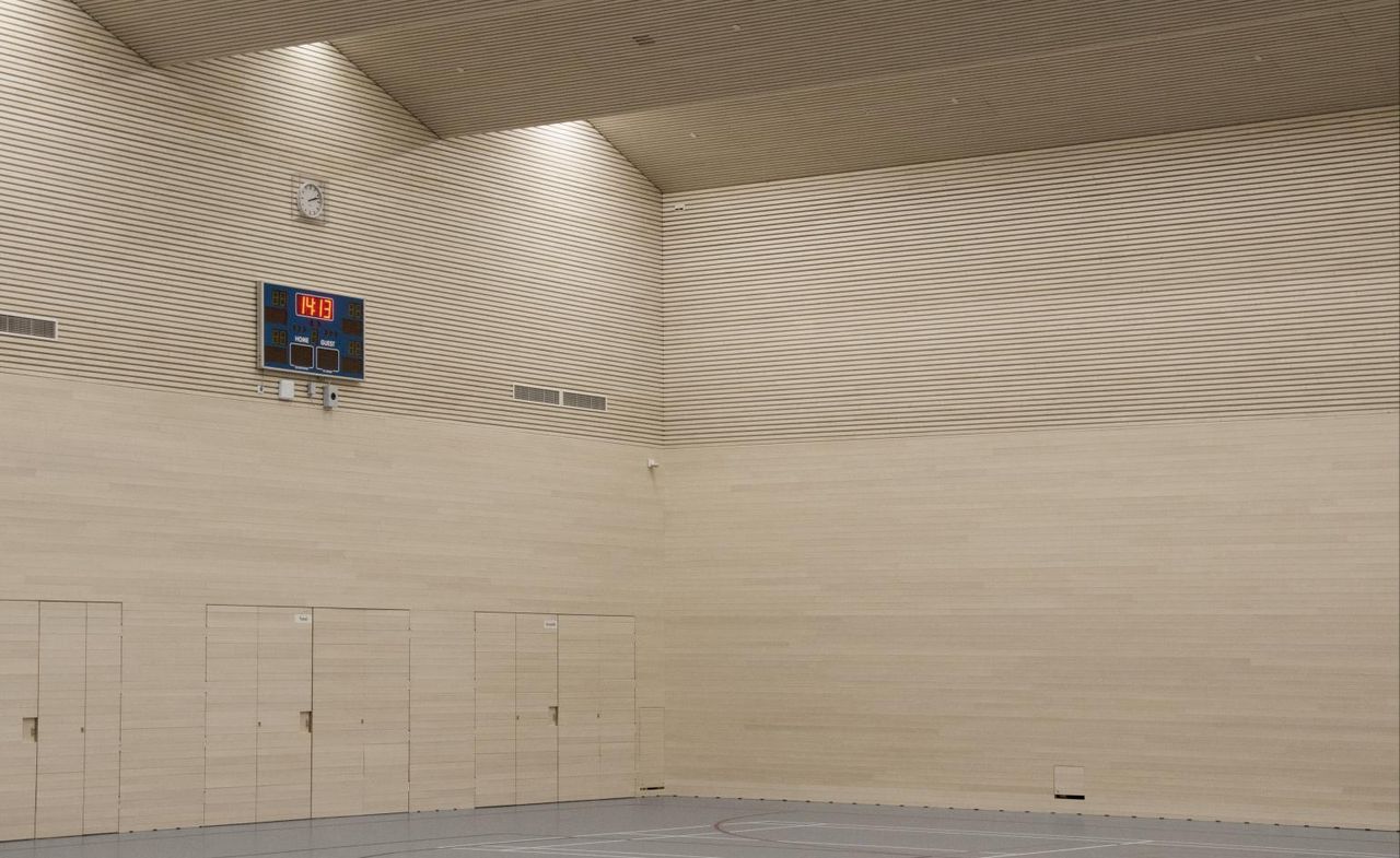 Helsinki Olympic stadium shot by Janne Tuunanen showing interior hall