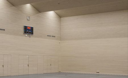 Helsinki Olympic stadium shot by Janne Tuunanen showing interior hall