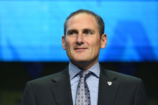 Former Pac-12 Commissioner Larry Scott