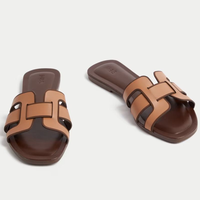 M&S Flat Mules that look like Hermes Oran Sandals
