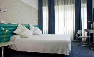 Es Vive hotel room, Ibiza, Travel