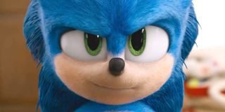 Sonic the Hedgehog looks skeptical you will really see him in the theater