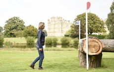 Burghley cross-country course Mary King