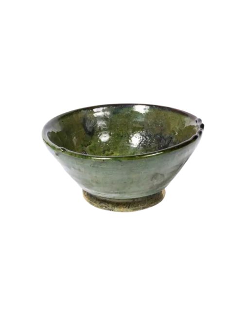Contemporary Tamagroute Green Set Of Bowls - Four Medium Bowls