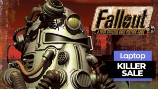 Fallout game cover art with killer sale badge