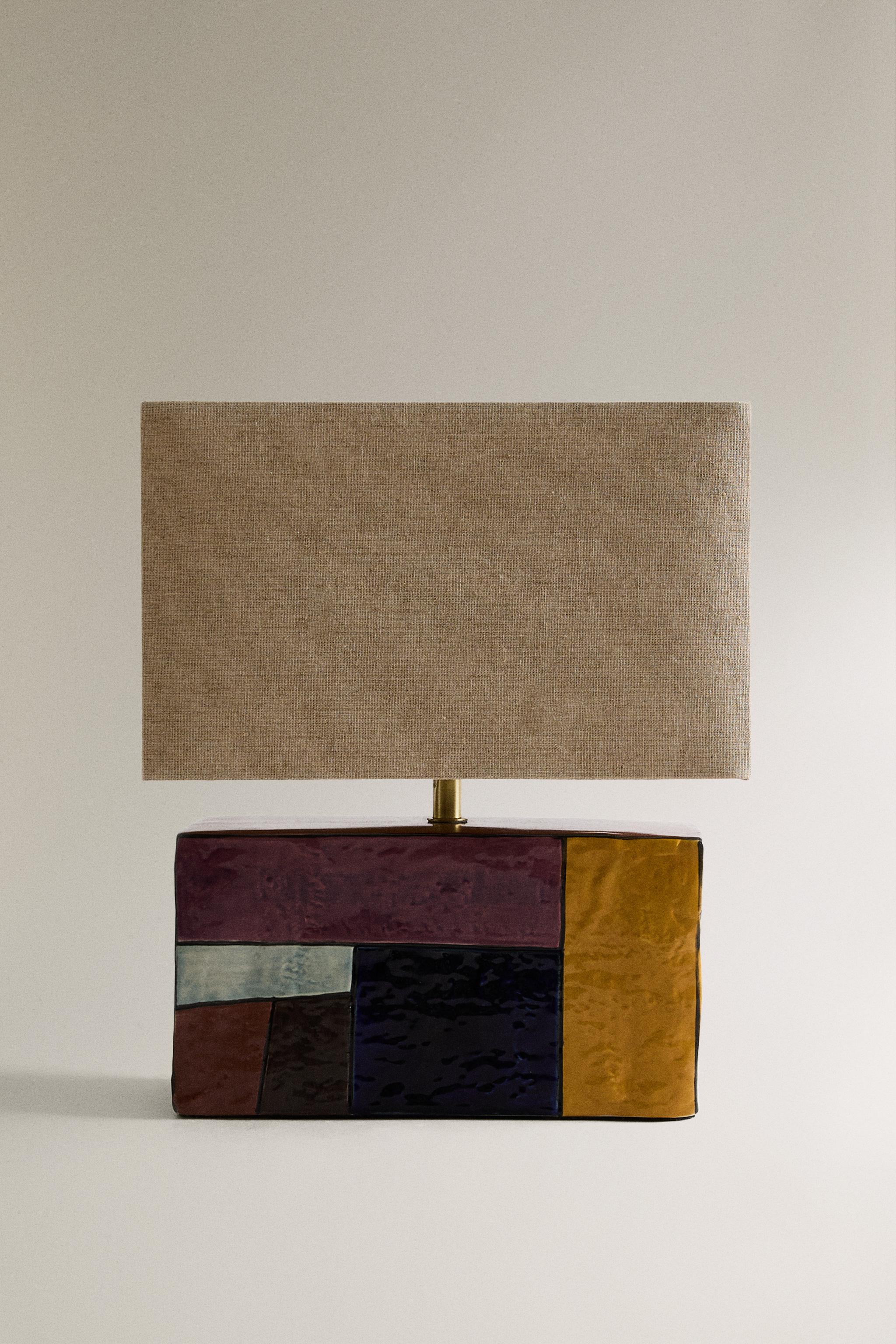 Table Lamp With Mosaic Base X Collagerie